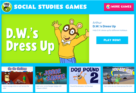 SS games on pbskids
